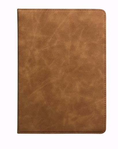  	Casemania Luxe Suédine Draaibaar Case - Samsung Tab A11+/A9+ - Bruin 